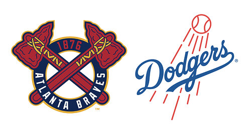 Braves @ Dodgers. Game 1. 3 Game Series. MLB the Show 25. EA Sports.