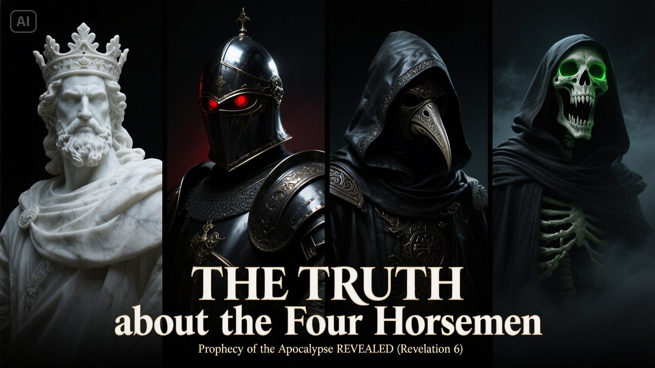The TRUTH about the Four Horsemen.. Prophecy of the Apocalypse REVEALED (Revelation 6)