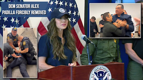 Democrat Senator Alex Padilla Forcibly Removed from DHS Briefing