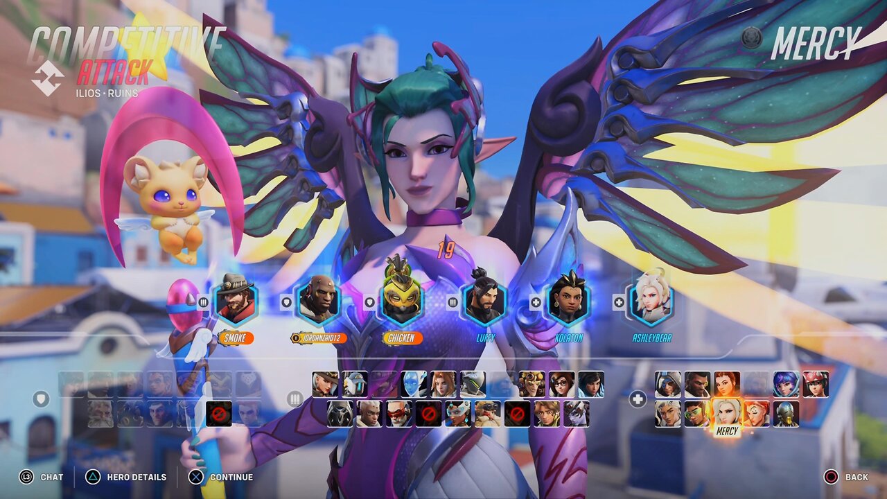Overwatch 2 Mercy Gameplay (No Commentary)
