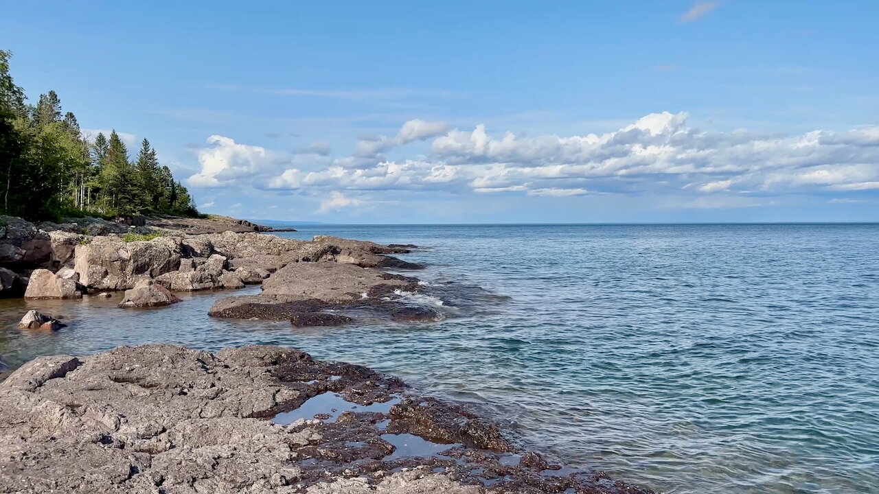 The Beauty of Lake Superior near Tofte, Minnesota