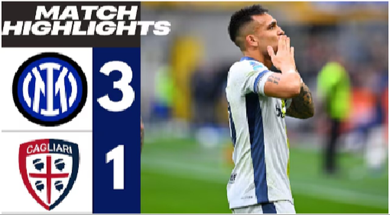 Inter Vs Cagliari 3-1 | HIGHLIGHTS | Serie A 2024/25