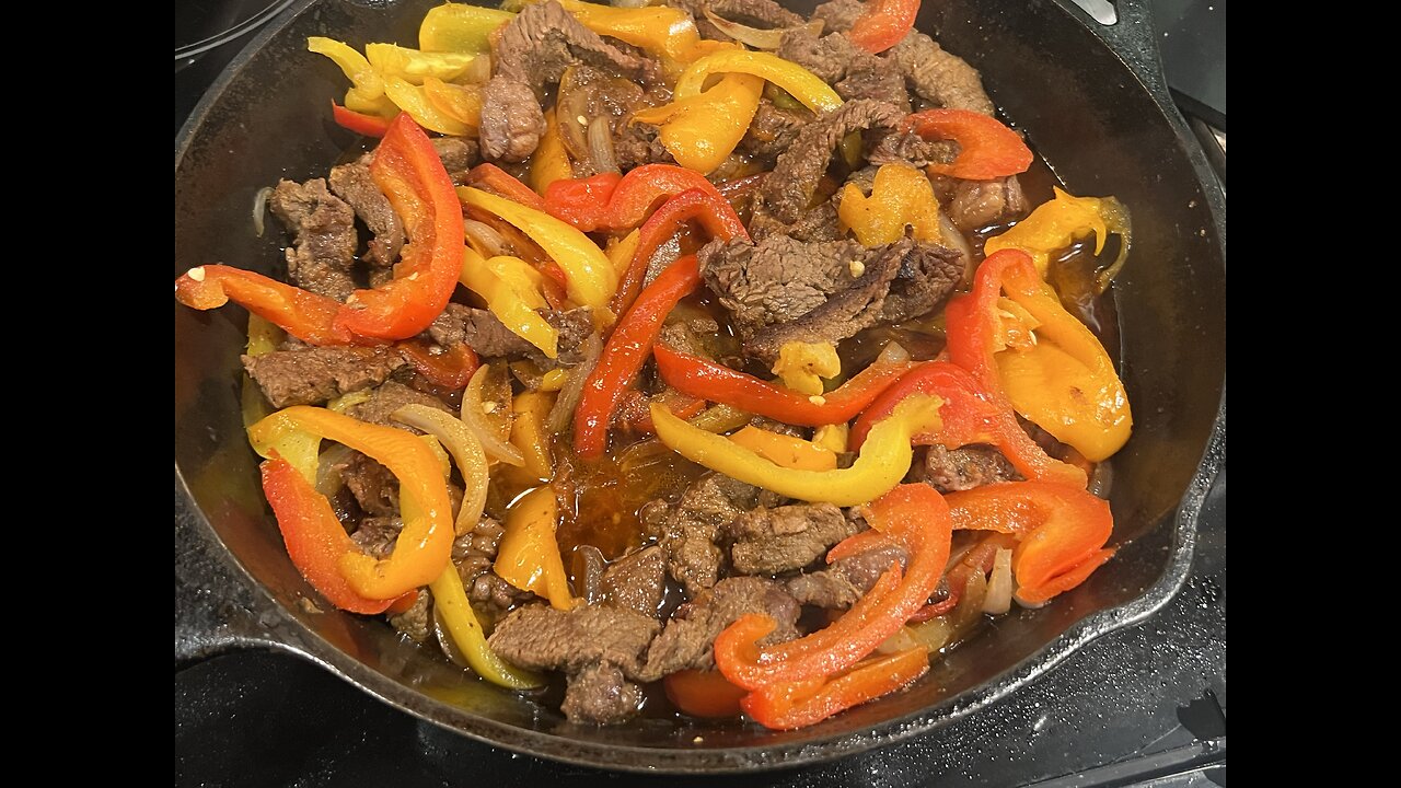 Beef Fajita dinner