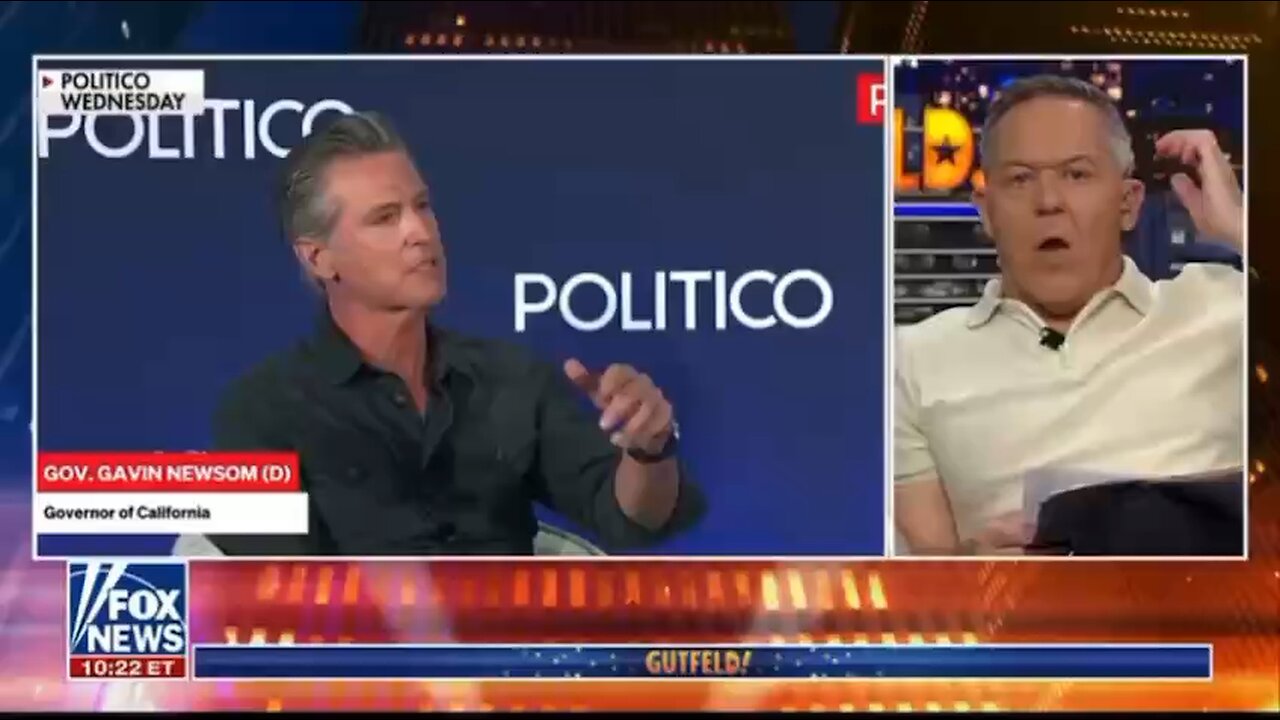 Gavin Newsom cannot even control his hands, let alone a state