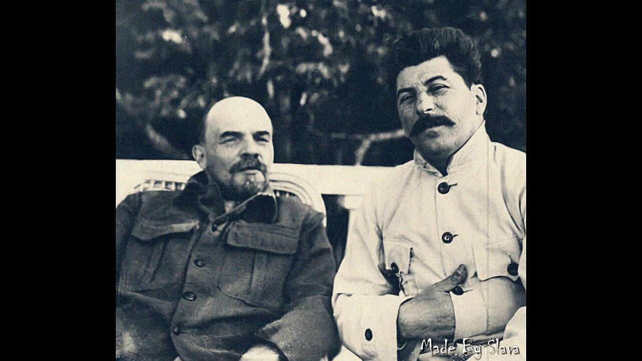 1922 Comtade Stalin Visiting Vladimir Lenin like An Old Friend