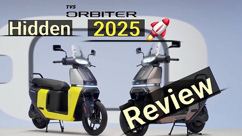 TVS Orbiter Launch Review 2025 🚀 | Range, Price, Hidden Features Explained in Hindi