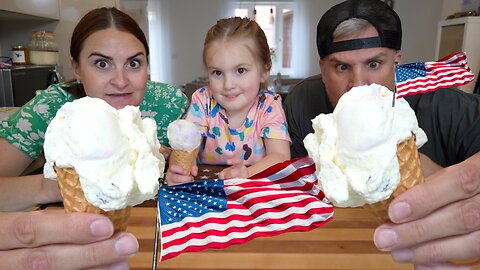 This American Ice Cream Recipe BLEW OUR MINDS !