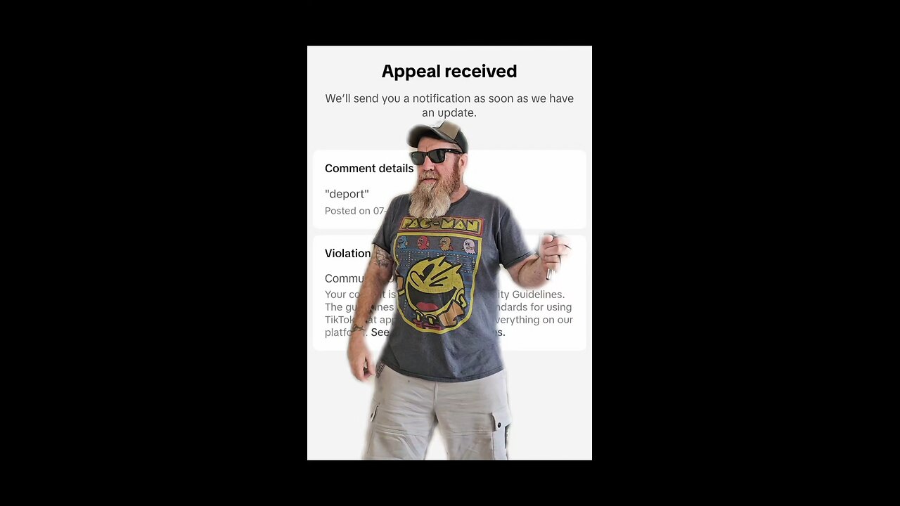 Can't use the word deport on TikTok