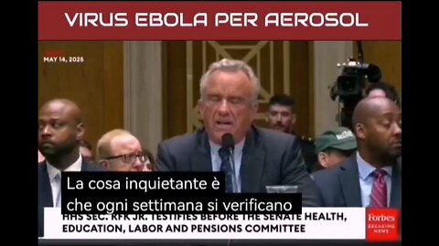 STATI UNITI - VIRUS EBOLA: <<SI È SCOPERTO CHE STANNO REALIZZANDO VIRUS EBOLA PER IMPIEGO CON AEROSOL>> (Le fonti in descrizione)