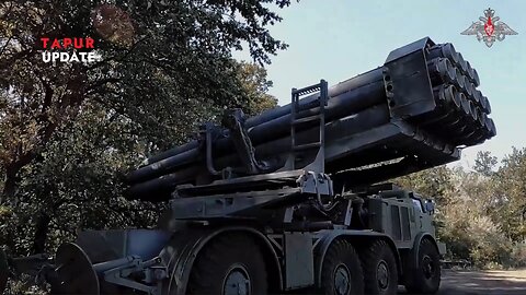 When Russian Tornado-S MLRS Missiles DESTROY ENEMY Convoys on the Front Line