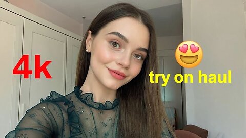 4k try on haul & transparent lingerie amazing look | summer cozy bikinis try on 2025