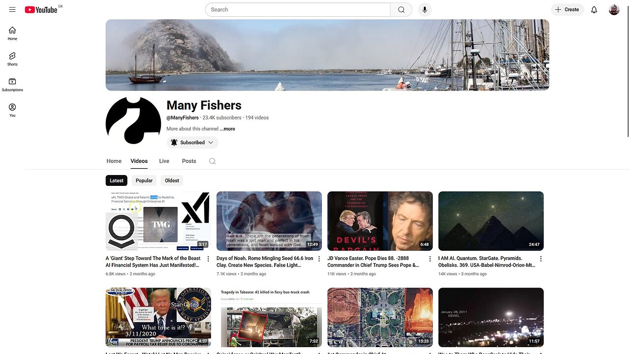 Many Fish: Another YouTube 'Test' and a Little 'Update'! [13.07.2025]