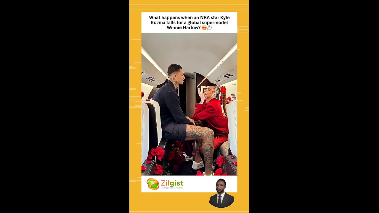 What happens when an NBA star Kyle Kuzma falls for a global supermodel Winnie Harlow? 😍💍