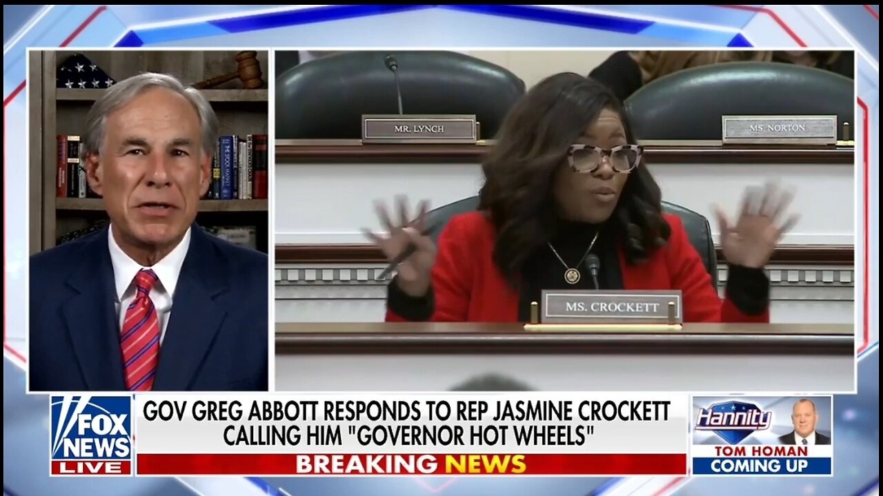 Gov Greg Abbott Responds To Rep Jasmine Crockett's Hate