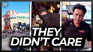 Massive Gang of Kids Destroy 7-Eleven, One Kid Says This to Store Owner