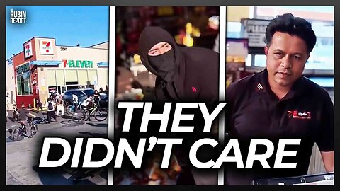 Massive Gang of Kids Destroy 7-Eleven, One Kid Says This to Store Owner