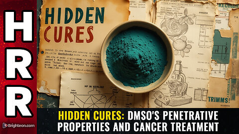 SUPPRESSED CURES- What you're not supposed to know about DMSO & the permanent elimination of cancer