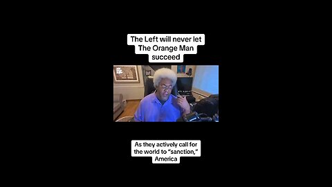 Leftists will never let the Orange Man succeed…