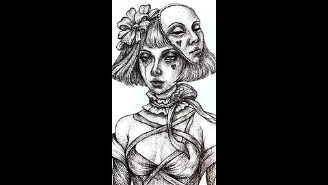 My Mask Hides Nothing… I'm Still Not Happy 🙁 | Emotional Art That Speaks Volumes