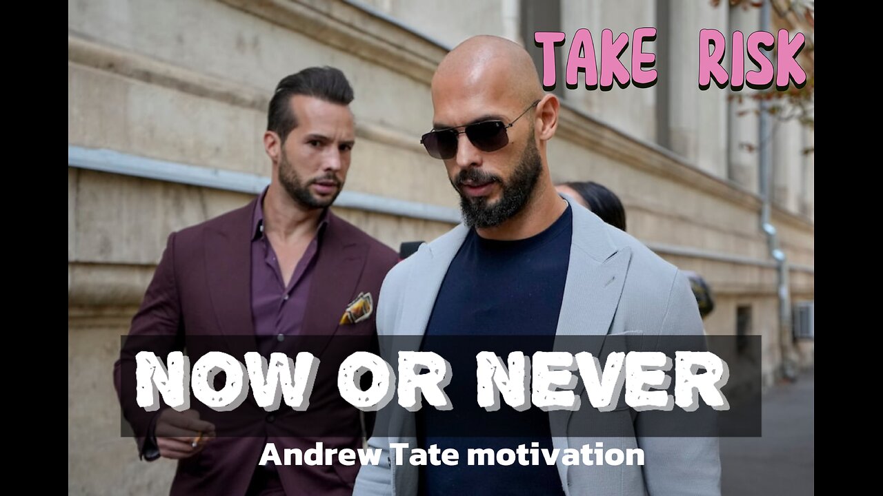 Andrew Tate: No more excuses—bet on yourself or stay stuck | Motivation Video