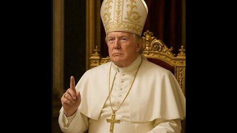 Trump criticised after posting AI image of himself as Pope
