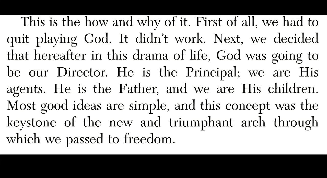 Let GOD be the DIRECTOR