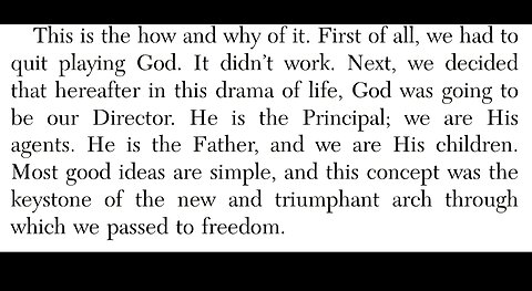 Let GOD be the DIRECTOR