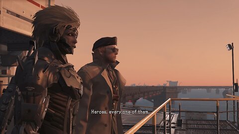 MGSV Total Nuclear Disarmament Hidden Cutscene as Raiden