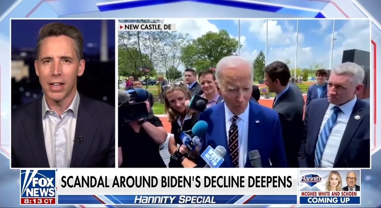 Sen Josh Hawley Reveals Shocking Details From Biden Secret Service Whistleblower
