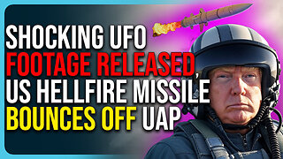 Shocking UFO Footage Released, US Hellfire Missile Bounces Off UAP