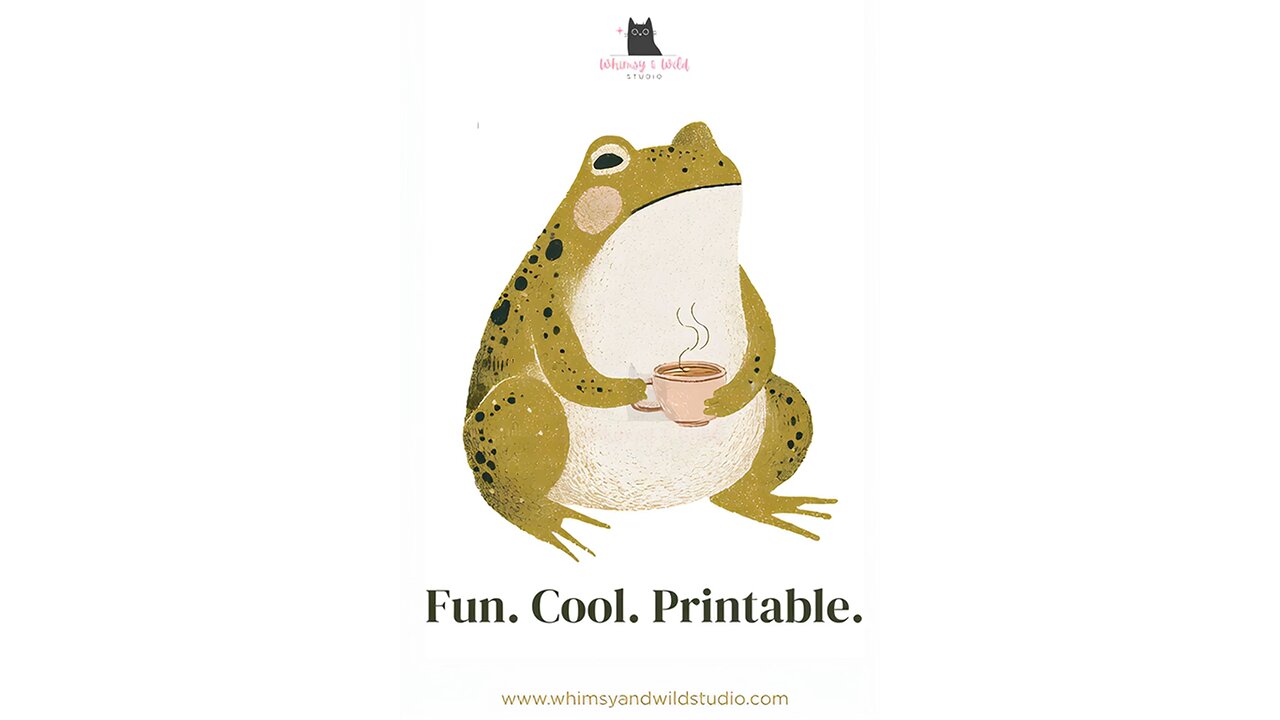 This Coffee Frog PNG Has Zero Regrets
