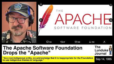 The Apache Software Foundation Drops the "Apache"