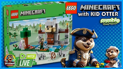 🟢🔴 Building LEGOs with Kid Otter 🦦