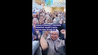 Minnesota Somalis Are PROTESTING President Trump for removing Somalians Temporary Protected Status