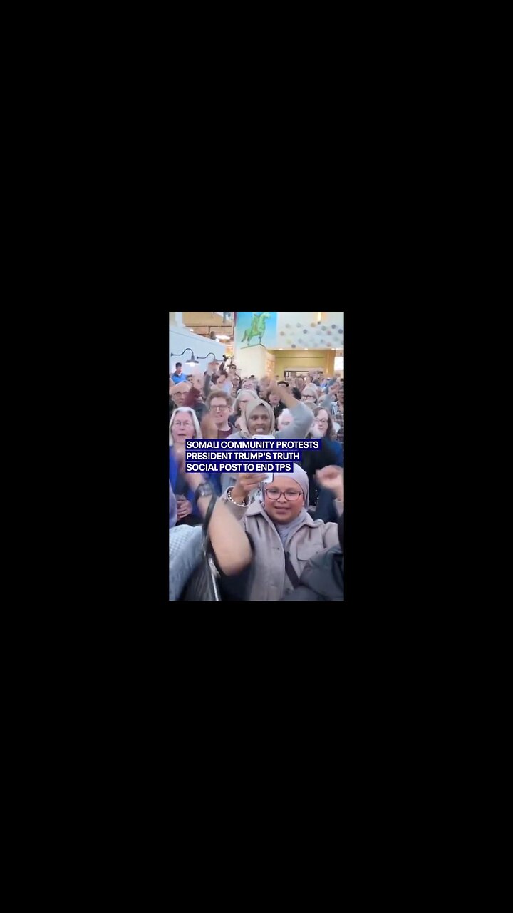 Minnesota Somalis Are PROTESTING President Trump for removing Somalians Temporary Protected Status