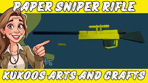 How to Make a Paper Sniper Rifle | Realistic Origami Gun Craft