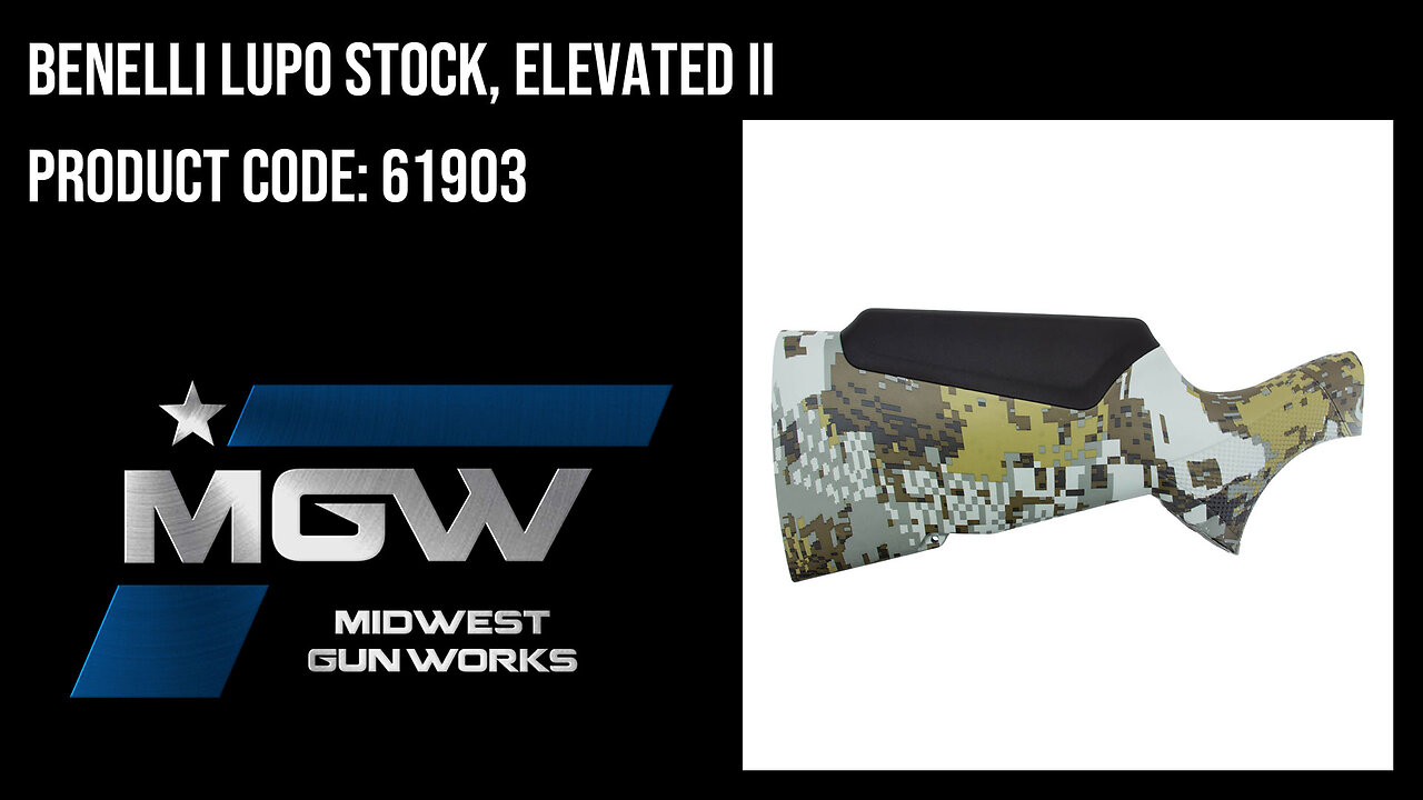 Benelli LUPO Stock, Elevated II - 61903