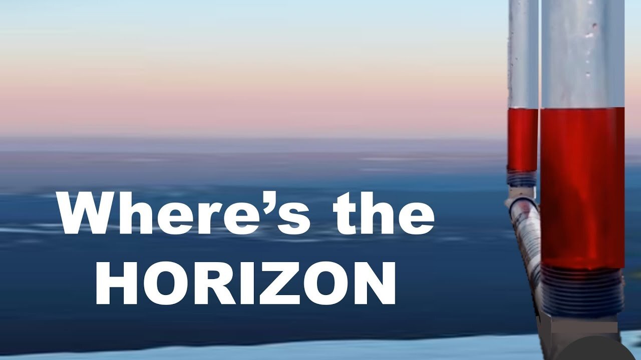 FOLLOW UP RED WATER LEVEL PHONIES WON'T SAY WHERE HORIZON IS WITHOUT IT