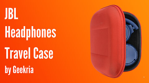 JBL On-Ear Headphones Travel Case, Hard Shell Headset Carrying Case | Geekria