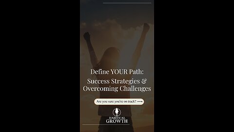 🚀 Define YOUR Path to Success — There’s no one-size-fits-all formula.