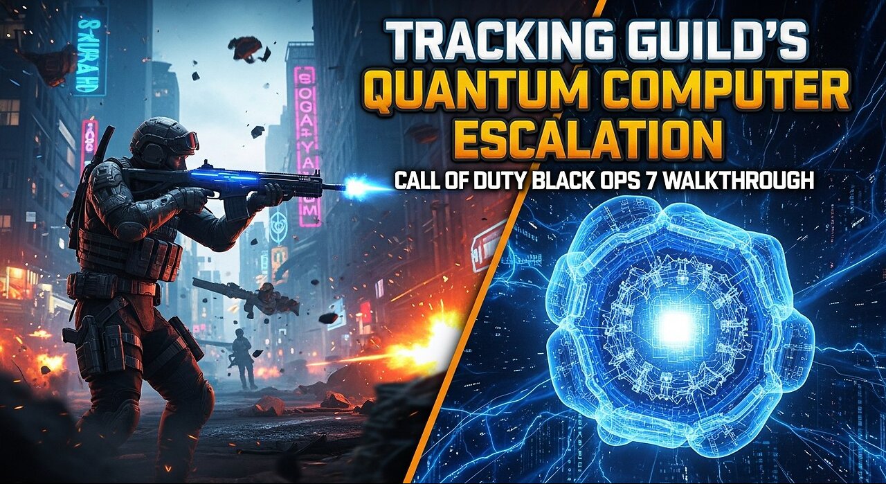 Tracking GUILD's Quantum Computer. Escalation ► Call of Duty Black OPS 7 walkthrough