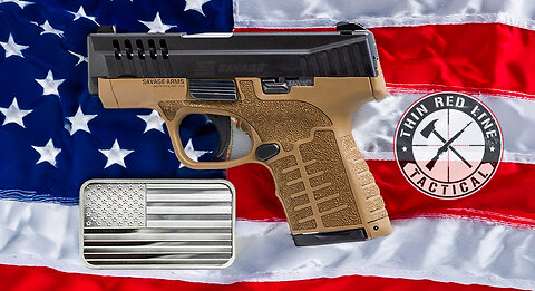 5 OUNCES OF SILVER AND SAVAGE STANCE 9MM