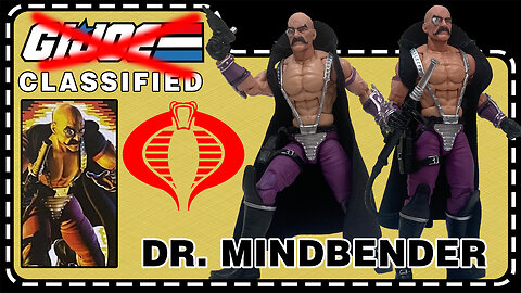 Dr. Mindbender - G.I. Joe Classified Retro Card - Unboxing & Review