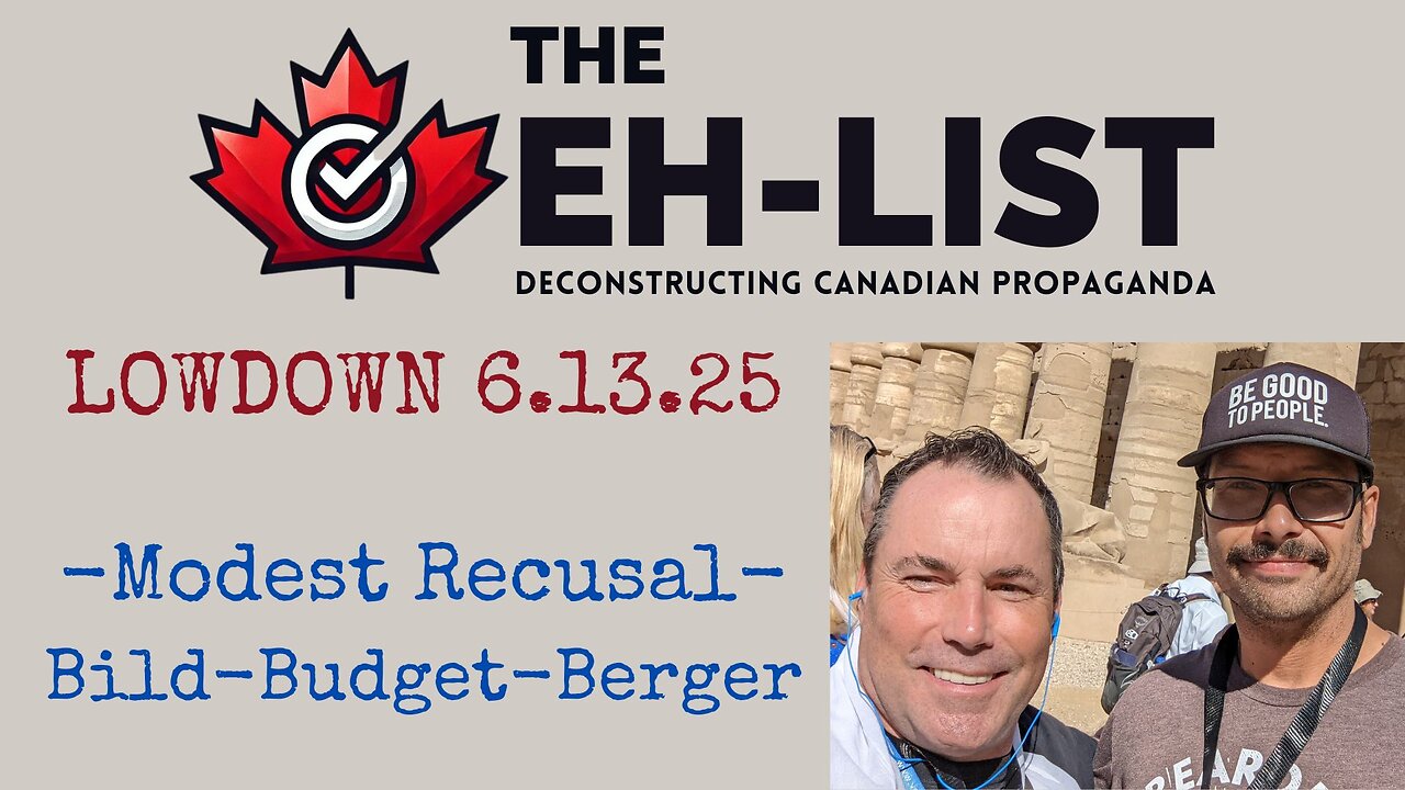 Eh-List Lowdown 6.13.25 Modest Recusal, Bild-Budget-Berger