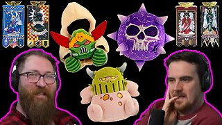Warhammer TOMY Plushies - Starforged Space Marine Chapter Banner Magnets - Tom and Ben