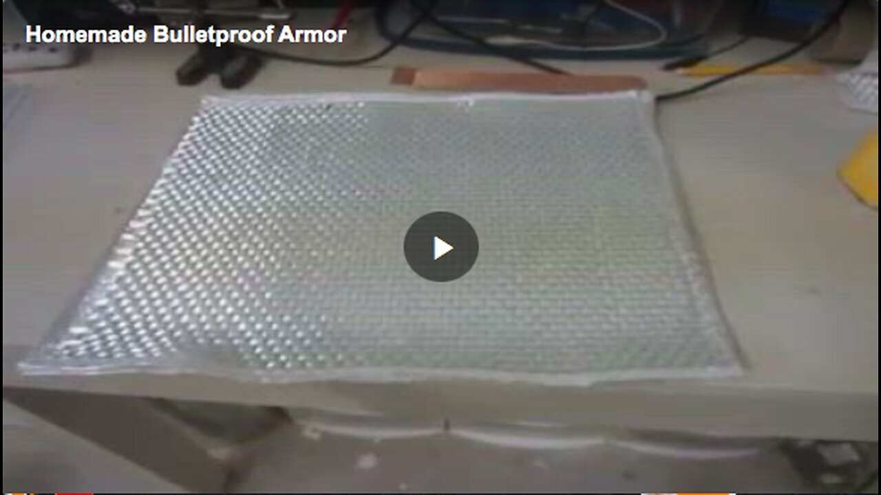 "DIY Bulletproof Armor"