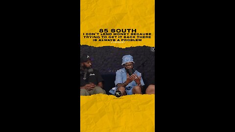 I don’t lend money because trying to get it back there is always a problem