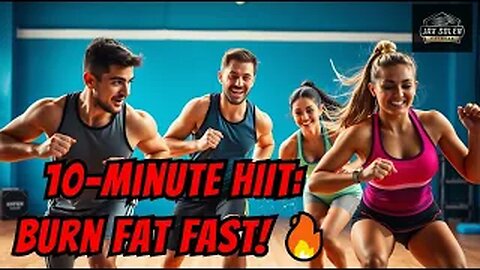 10-MINUTE HIIT WORKOUT for Fast Results 🔥 BURN FAT Boost Energy! Jax Solen Fitness & Training Tips