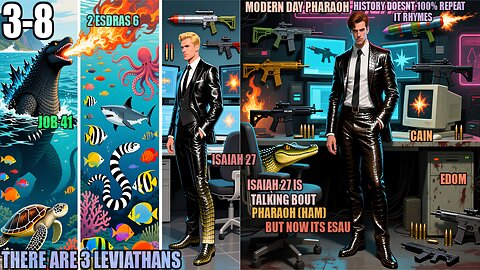 Isaiah 27 Three Leviathans, Dragons, Multi-Fold And Hard Scriptures, Branches Grafted In/Out 3-8