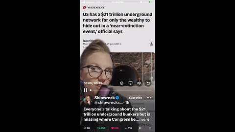 Everyone's talking about the $21 trillion underground bunkers but is missing where Congress kept